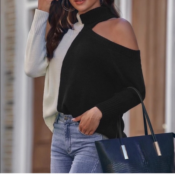 Beautiful woman turtleneck sweater - Picture 3 of 8